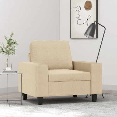 Cream fabric armchair 60 cm by , Sofas - Ref: Foro24-359377, Price: 186,23 €, Discount: %