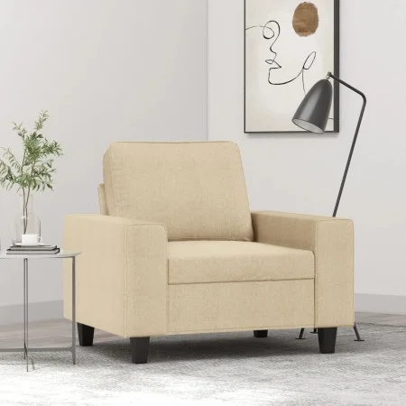 Cremefarbener Stoffsessel 60 cm von , Sofas - Ref: Foro24-359377, Preis: 183,05 €, Rabatt: %