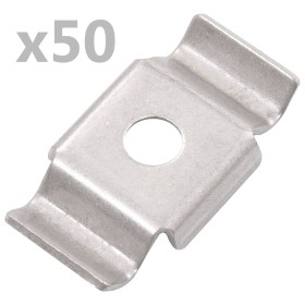 Schmetterlingsklemmen für Zäune 50 Stück Edelstahl von vidaXL, Zubehör für Tore und Zäune - Ref: Foro24-144508, Preis: 39,20 ...