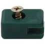 Garden Fence Wire Bracket with Screw 100 Sets Green by vidaXL, Accessories for gates and fences - Ref: Foro24-144507, Price: ...