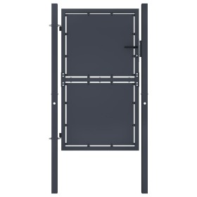 Gartentor aus anthrazitgrauem Stahl 100x150 cm von vidaXL, Gartentore - Ref: Foro24-144520, Preis: 241,47 €, Rabatt: %