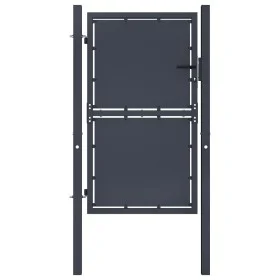 Gartentor aus anthrazitgrauem Stahl 100x150 cm von vidaXL, Gartentore - Ref: Foro24-144520, Preis: 231,36 €, Rabatt: %
