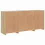 Sideboard mit LED-Leuchten Sonoma-Eiche 142,5x37x67 cm von , Sideboards - Ref: Foro24-3209088, Preis: 176,83 €, Rabatt: %