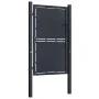 Puerta de jardín de acero gris antracita 100x150 cm de vidaXL, Puertas de jardín - Ref: Foro24-144520, Precio: 235,47 €, Desc...