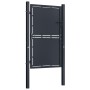 Puerta de jardín de acero gris antracita 100x150 cm de vidaXL, Puertas de jardín - Ref: Foro24-144520, Precio: 241,47 €, Desc...