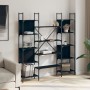 Black engineered wood shelf 155.5x24x166.5 cm by , Bookcases and shelves - Ref: Foro24-838858, Price: 101,85 €, Discount: %