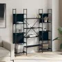 Schwarzes Holzwerkstoffregal 155,5 x 24 x 166,5 cm von , Bücherregale und Regale - Ref: Foro24-838858, Preis: 100,33 €, Rabat...