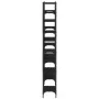 Schwarzes Holzwerkstoffregal 155,5 x 24 x 166,5 cm von , Bücherregale und Regale - Ref: Foro24-838858, Preis: 100,33 €, Rabat...