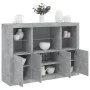 Sideboard with LED light 3 pieces concrete gray engineered wood by , Sideboards - Ref: Foro24-3209110, Price: 212,11 €, Disco...