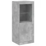 Sideboard with LED light 3 pieces concrete gray engineered wood by , Sideboards - Ref: Foro24-3209110, Price: 212,11 €, Disco...