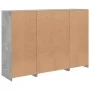 Aparador con luz LED 3 pzas madera de ingeniería gris hormigón de , Aparadores - Ref: Foro24-3209110, Precio: 212,10 €, Descu...