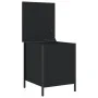 Black engineered wood storage bench 40x42.5x50 cm by , Benches for halls and storage - Ref: Foro24-839008, Price: 41,52 €, Di...