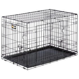 Ferplast Jaula para perros Dog-Inn 90 gris 92,7x58,1x62,5 cm