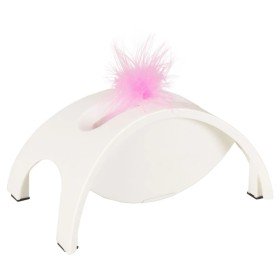 FLAMINGO Rodillo para gatos Crazy Bridge blanco 19x12x9 cm