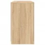 Sideboard with LED lights Sonoma oak 123x37x67 cm by , Sideboards - Ref: Foro24-3209081, Price: 171,09 €, Discount: %