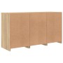 Sideboard mit LED-Leuchten Sonoma-Eiche 123x37x67 cm von , Sideboards - Ref: Foro24-3209060, Preis: 173,26 €, Rabatt: %
