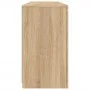 Sideboard with LED lights Sonoma oak 163x37x67 cm by , Sideboards - Ref: Foro24-3209074, Price: 185,84 €, Discount: %