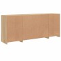 Sideboard mit LED-Leuchten Sonoma-Eiche 163x37x67 cm von , Sideboards - Ref: Foro24-3209074, Preis: 194,01 €, Rabatt: %