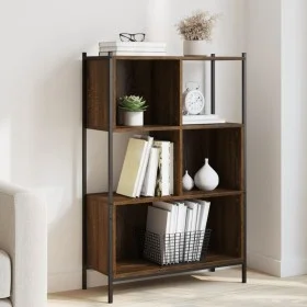 Oak brown engineered wood shelf 72x28x109 cm by , Bookcases and shelves - Ref: Foro24-838887, Price: 62,82 €, Discount: %