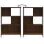 Eichenbraunes Holzwerkstoffregal 72x28x109 cm von , Bücherregale und Regale - Ref: Foro24-838887, Preis: 62,82 €, Rabatt: %