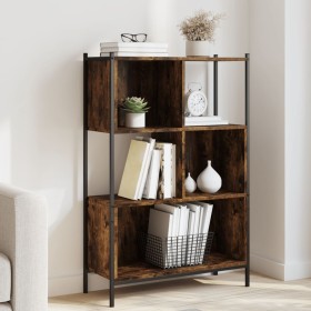 Smoked oak engineered wood shelf 72x28x109 cm by , Bookcases and shelves - Ref: Foro24-838885, Price: 61,66 €, Discount: %