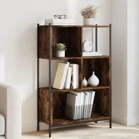 Smoked oak engineered wood shelf 72x28x109 cm by , Bookcases and shelves - Ref: Foro24-838885, Price: 60,91 €, Discount: %