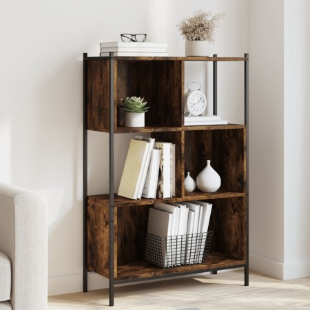 Regal aus geräuchertem Eichenholzwerkstoff, 72 x 28 x 109 cm von , Bücherregale und Regale - Ref: Foro24-838885, Preis: 61,66...