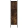 Smoked oak engineered wood shelf 72x28x109 cm by , Bookcases and shelves - Ref: Foro24-838885, Price: 60,91 €, Discount: %