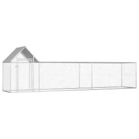 Hühnerstall aus verzinktem Stahl 5x1x1,5 m von vidaXL, Käfige und Lebensräume für Kleintiere - Ref: Foro24-144555, Preis: 246...