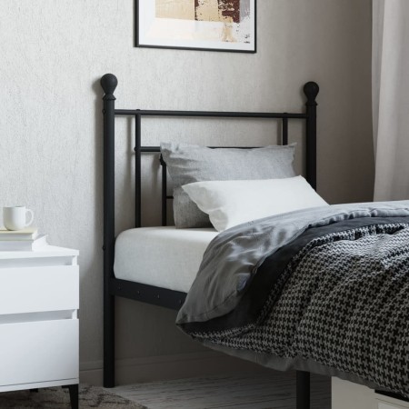 Kopfteil aus schwarzem Metall, 75 cm von , Kopf- und Fußteile - Ref: Foro24-374365, Preis: 27,20 €, Rabatt: %