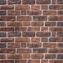 Paneles de pared 3D diseño de ladrillo 10 uds EPS marrón oscuro