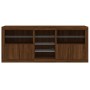 Sideboard mit LED-Leuchten, braune Eiche, 162 x 37 x 67 cm von , Sideboards - Ref: Foro24-3209036, Preis: 210,10 €, Rabatt: %