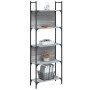 Librería de 5 estantes madera gris Sonoma 60,5x24x166,5 cm de , Librerías y estanterías - Ref: Foro24-838866, Precio: 53,07 €