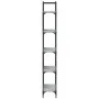 Bookcase with 5 shelves gray Sonoma wood 60.5x24x166.5 cm by , Bookcases and shelves - Ref: Foro24-838866, Price: 52,45 €, Di...