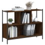Estantería madera de ingeniería marrón roble 102x28x77,5 cm de , Librerías y estanterías - Ref: Foro24-838902, Precio: 62,13 €