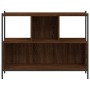 Eichenbraunes Holzwerkstoffregal 102 x 28 x 77,5 cm von , Bücherregale und Regale - Ref: Foro24-838902, Preis: 62,19 €, Rabat...