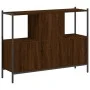 Oak brown engineered wood shelf 102x28x77.5 cm by , Bookcases and shelves - Ref: Foro24-838902, Price: 61,41 €, Discount: %