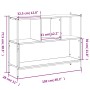 Eichenbraunes Holzwerkstoffregal 102 x 28 x 77,5 cm von , Bücherregale und Regale - Ref: Foro24-838902, Preis: 62,19 €, Rabat...