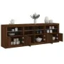 Sideboard mit LED-Leuchten, braune Eiche, 202 x 37 x 67 cm von , Sideboards - Ref: Foro24-3209015, Preis: 239,93 €, Rabatt: %