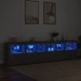 Sideboard with LED lights black 283x37x67 cm by , Sideboards - Ref: Foro24-3209017, Price: 330,63 €, Discount: %