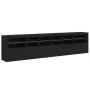 Sideboard with LED lights black 283x37x67 cm by , Sideboards - Ref: Foro24-3209017, Price: 330,63 €, Discount: %