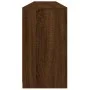 Sideboard with LED lights brown oak 181.5x37x67 cm by , Sideboards - Ref: Foro24-3209008, Price: 226,66 €, Discount: %