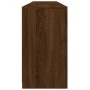 Sideboard with LED lights brown oak 181.5x37x67 cm by , Sideboards - Ref: Foro24-3209043, Price: 222,47 €, Discount: %