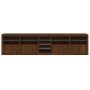 Sideboard mit LED-Leuchten, braune Eiche, 283 x 37 x 67 cm von , Sideboards - Ref: Foro24-3209029, Preis: 334,64 €, Rabatt: %
