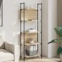 Librería de 5 estantes madera roble Sonoma 60,5x24x166,5 cm de , Librerías y estanterías - Ref: Foro24-838864, Precio: 50,65 ...