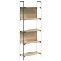 Bücherregal mit 5 Regalen Sonoma-Eichenholz 60,5x24x166,5 cm von , Bücherregale und Regale - Ref: Foro24-838864, Preis: 51,28...