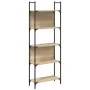 Librería de 5 estantes madera roble Sonoma 60,5x24x166,5 cm de , Librerías y estanterías - Ref: Foro24-838864, Precio: 50,65 ...