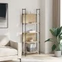 Bücherregal mit 5 Regalen Sonoma-Eichenholz 60,5x24x166,5 cm von , Bücherregale und Regale - Ref: Foro24-838864, Preis: 50,58...