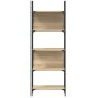 Bookcase with 5 shelves Sonoma oak wood 60.5x24x166.5 cm by , Bookcases and shelves - Ref: Foro24-838864, Price: 51,28 €, Dis...