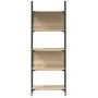 Librería de 5 estantes madera roble Sonoma 60,5x24x166,5 cm de , Librerías y estanterías - Ref: Foro24-838864, Precio: 50,65 ...